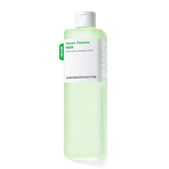 SUNGBOON EDITOR Zelený rajčatový NMN pór hydratační zklidňující toner 350 ml