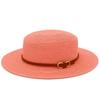 Summer Sun Hat Fashion Flat Top Straw Hat Sun Beach Hat Stall