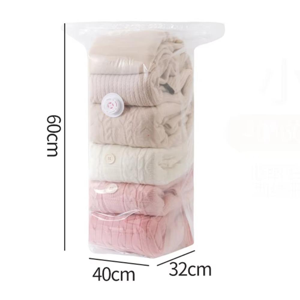 Clothes Organizer Vacuum Compression Bag Reusable Vacuum Seal Storage Bag  for Suits/Dress/Jacket