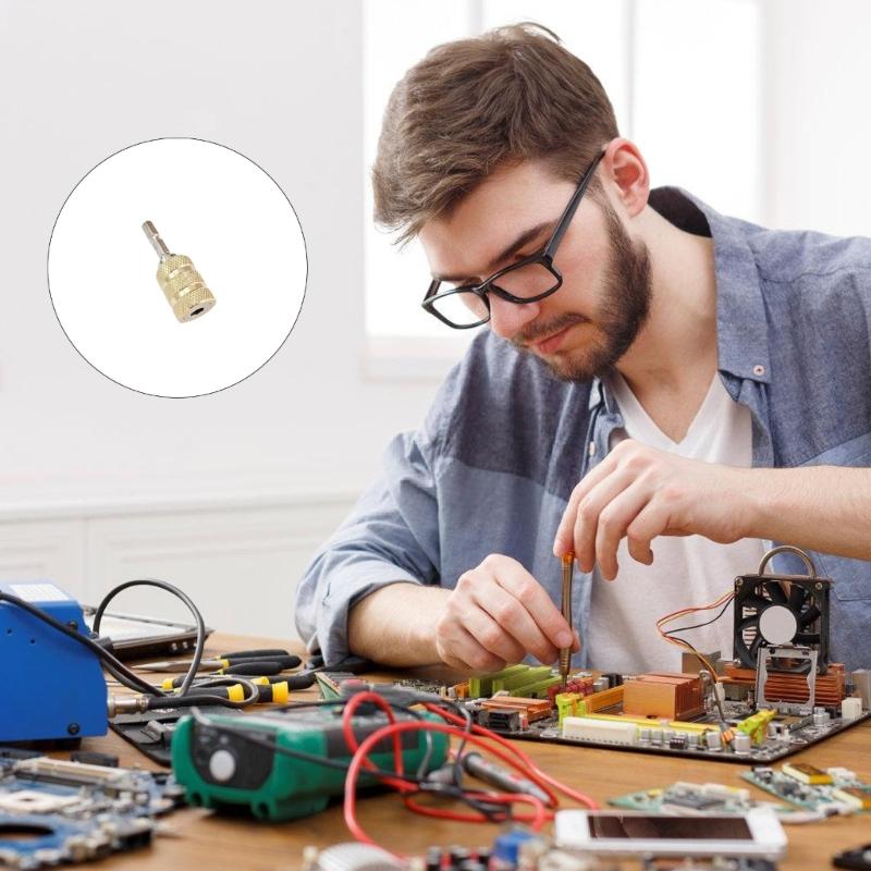 Magnetischer Sechskant-Verlängerungsstab 6,35mm Praktischer Stahlbau Korrosionsbeständiges Design Bit-Verlängerungsadapter