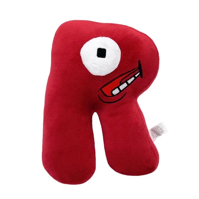 *Alphabet Lore Plush Toys Anime Doll Kawaii 26 English Letters Stuffed Toys Kids Enlightenment Montessori Plush Toy Doll Gifts