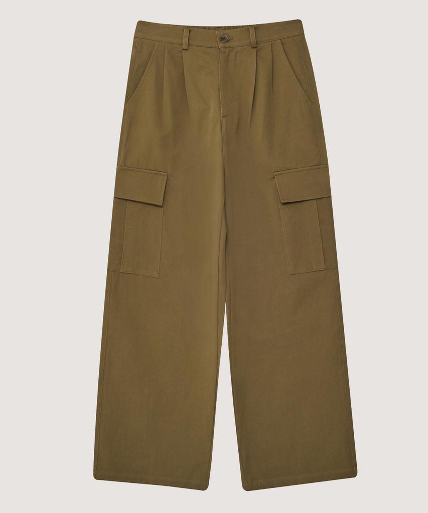 BONATSPALETTE Bp Wide Elastic Waist Cotton Cargo Pants_5 Colors