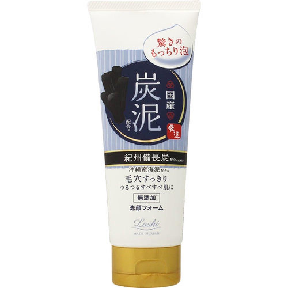 

Lossi Moist Aid Domestic Whip Face Wash S (charcoal & mud) 120g