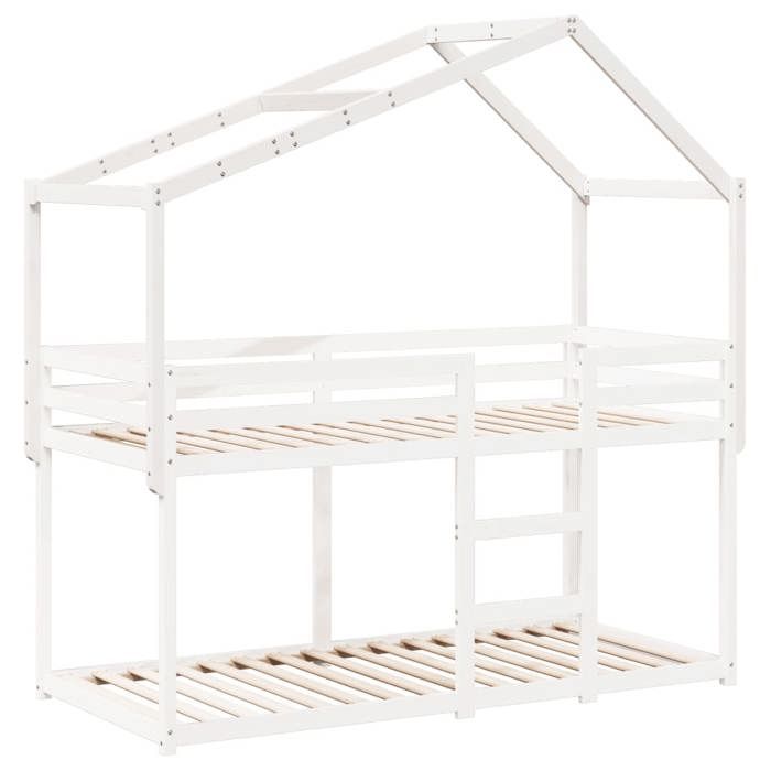 VidaXL Bed Canopy for Children 213x95.5x144.5 Cm Solid Pine Wood, Bed Roof, Bed Canopy for Child, Roof for 846935