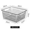 Spot large storage basket Fabric removable storage basket Household desktop snack storage basket