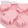 9 Grids Silicone Cake Mold Chocolate Mould Easter Broken   Chicken Baking   Tool