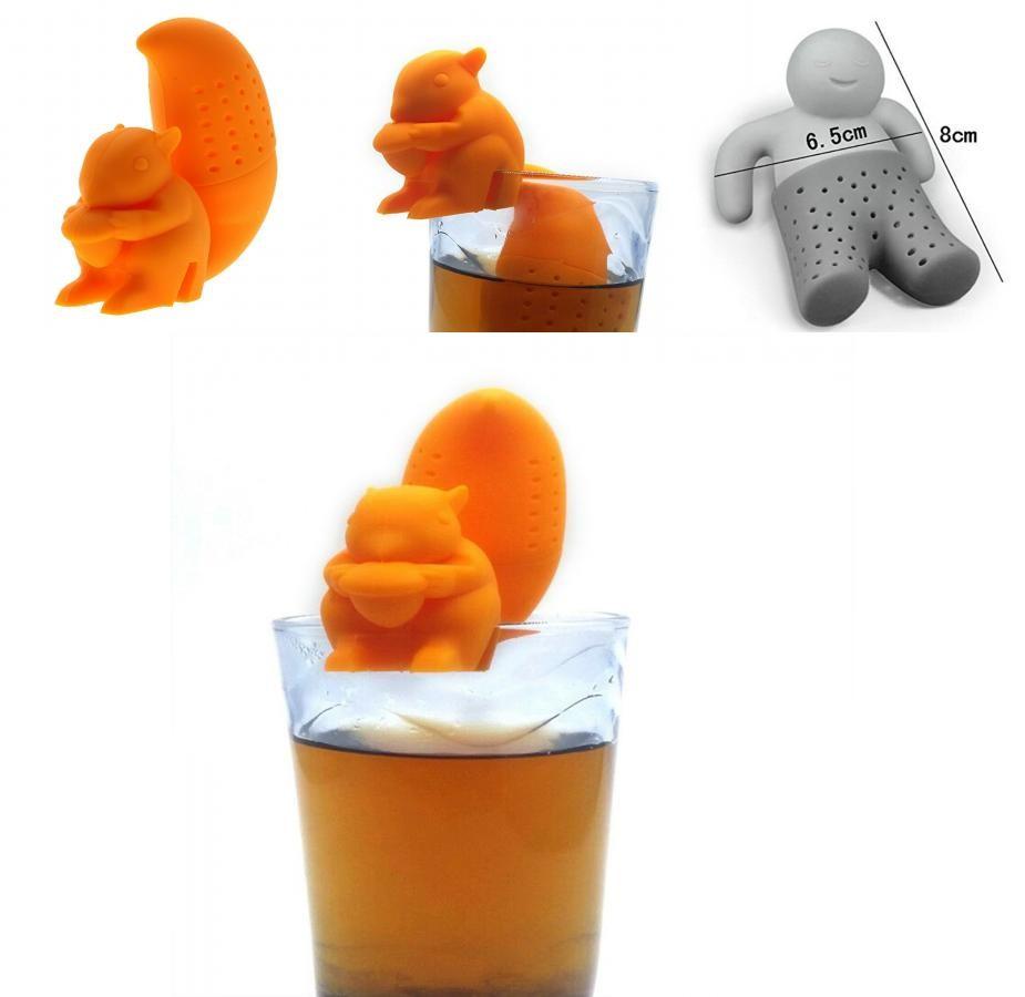 Poop Shaped Tea Strainer With Silicone Design For Tea Parties**