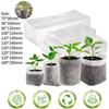 100pcs Nursery Bag Plant Seeding Grow Bags Degradable Garden Indoor Planting Bags Greenhouse Flower Pots Bags