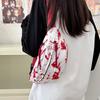 Fashionable Gray Red Blue Pink Ink-wash Chest Bag Ideal For Sports And Cycling