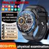 2026 Nuovo Preciso Lipidi Sanguigni Schermo AMOLED da 1,43" Smartwatch per la Salute ECG Acido Urico Pressione Sanguigna Chiamata Bluetooth Smartwatch Compatibile Android/iOS