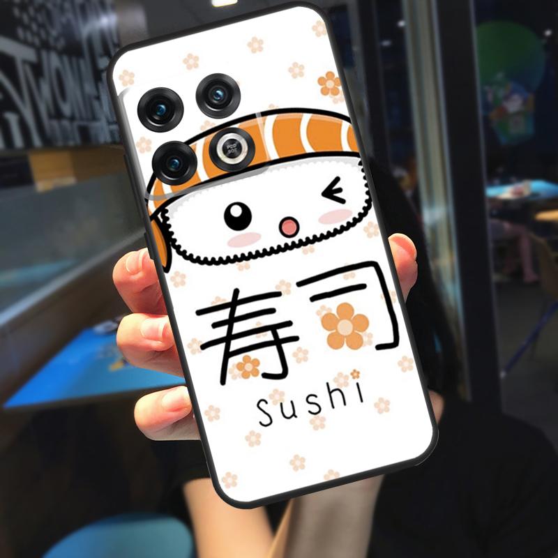Sushi Maki Rice Kitchen Food Cute Funda For OnePlus 13R 13 12 R 11 9 10 Pro 8T 9RT 10T OnePlus Nord CE 4 2 3 Lite N20 N30 Case