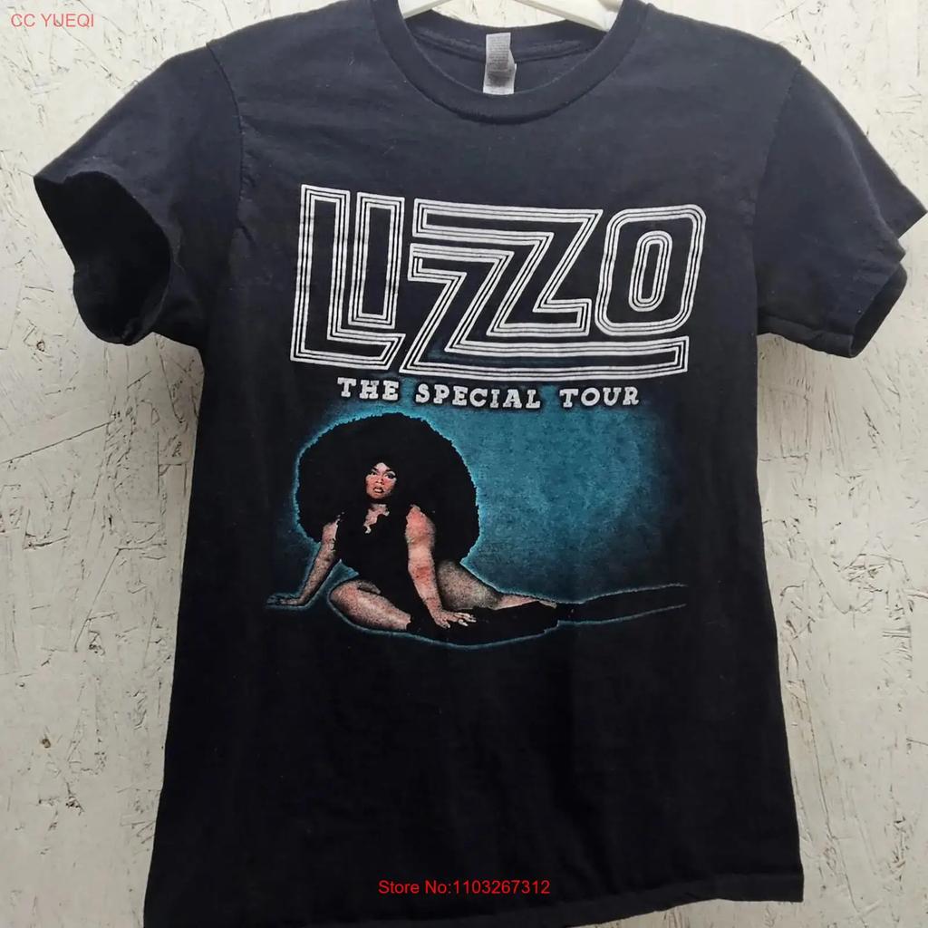 Lizzo The Special Tour Adult Small T Shirt Guest Latto Concert Dates Vintage Stretched Soft Graphic Homme Versatile