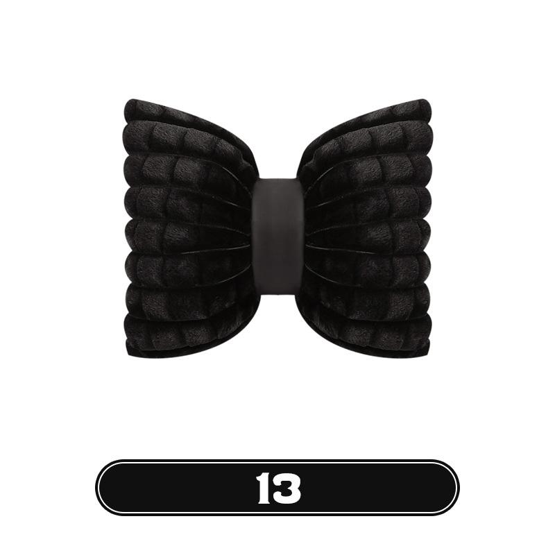 Bowknot Women's Car Seat Cover Winter Plush Warm Girl Cute Car Cushion Bow Headrest Waist Pink Interior Accessories