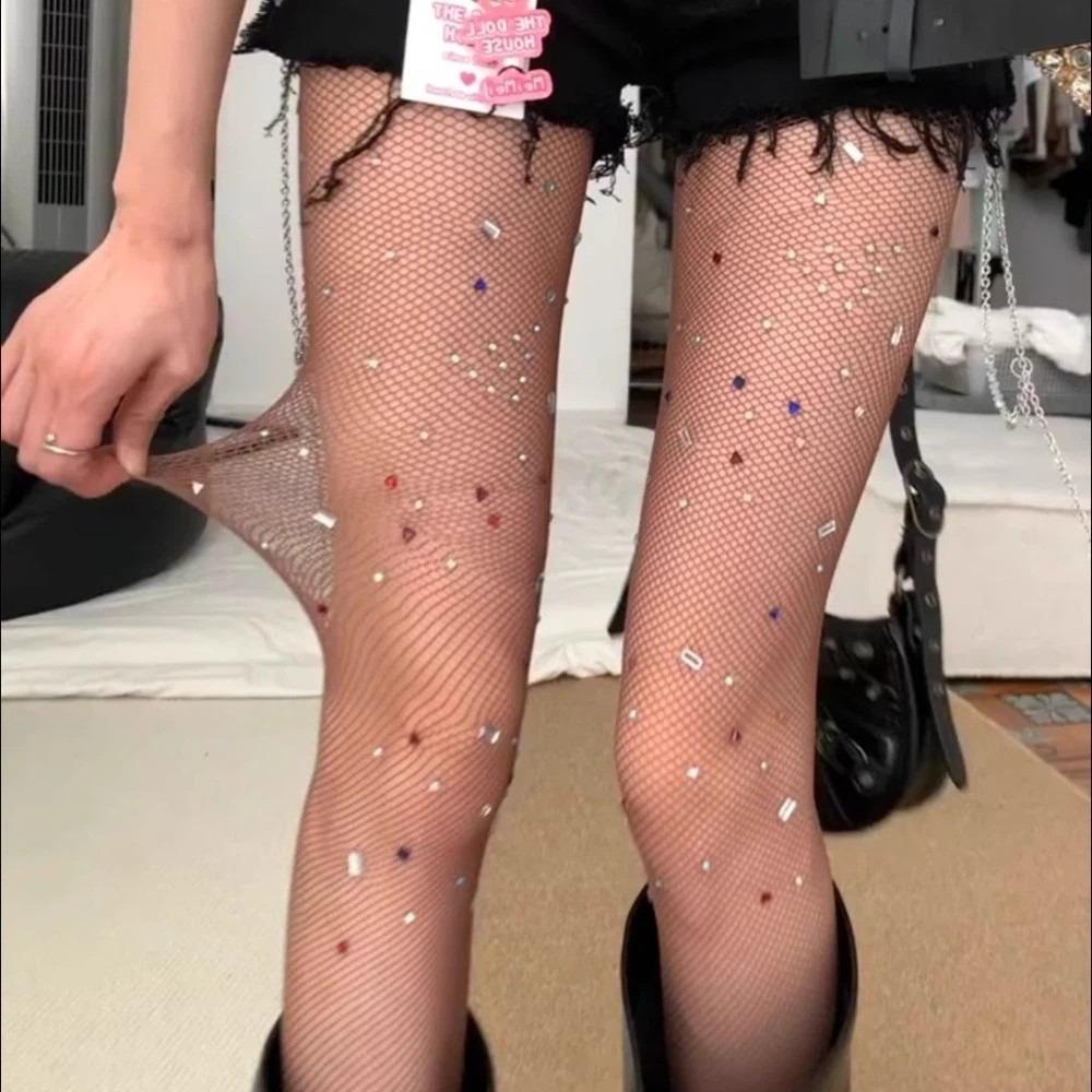 

Shiny Female Sexy Silk Stockings Y2k Ladies Long Socks New Footed Stockings Forr Girl Women