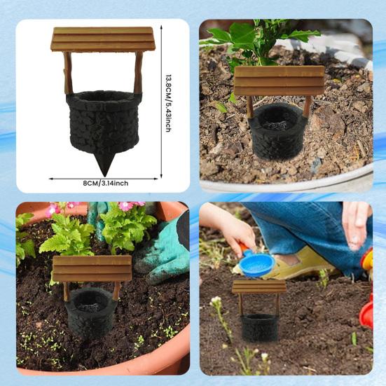 Plant Watering Well Self Watering Spike Well Design Automatic Drip Irrigation Spike for Indoor Outdoor Plants Household Gardening Tool