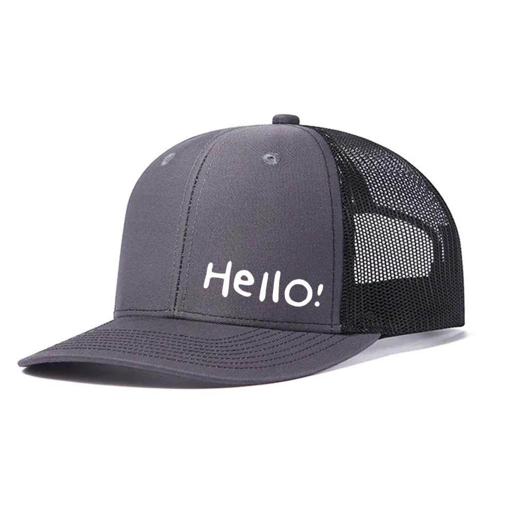 Casual Mesh Baseball Cap With Adjustable Fit For Summer Sun Protection