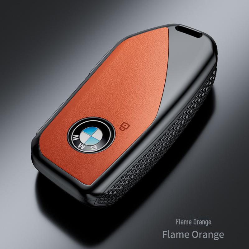 """Fasjonabelt nøkkeldeksel med Nappa-mønster for BMW-modeller""": X1, X2, X3, 320li, 525li, 5, 3, 7-serie"