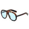 New Women's Large Frame European American Sunglasses - Trendy Goggle Style Fashion with High-End Feel