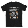 Coffee & Hang Out With My Cats Cute Cat Funny Animal Kitty Cats T-Shirt