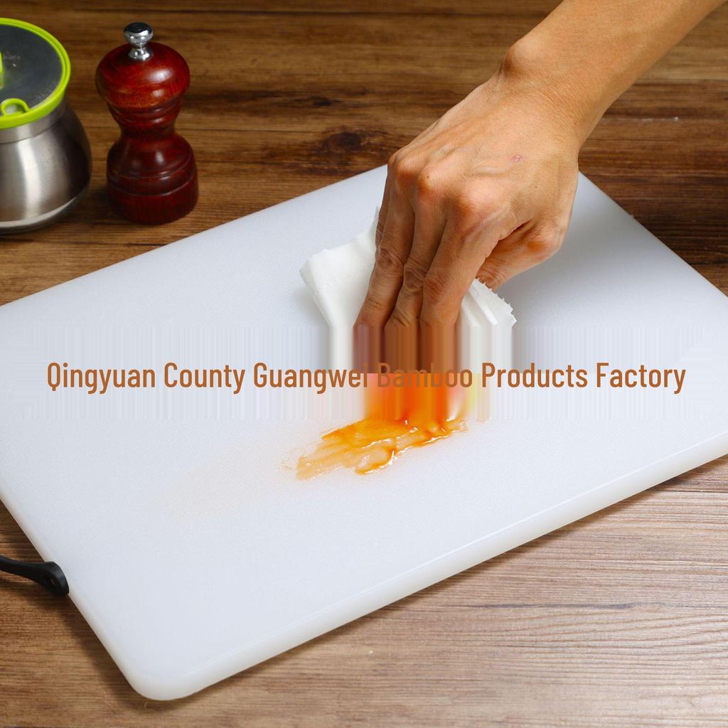 Large PE Food Grade Non-Cracking Anti-Mold Plastic Cutting Board for Meat and Vegetables