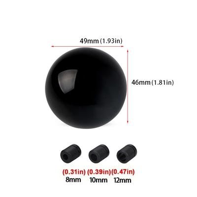 Universal Auto Shift Knob Aluminum Ball Gear Shift Knob Transmission Vehicles Interior Replacement Parts