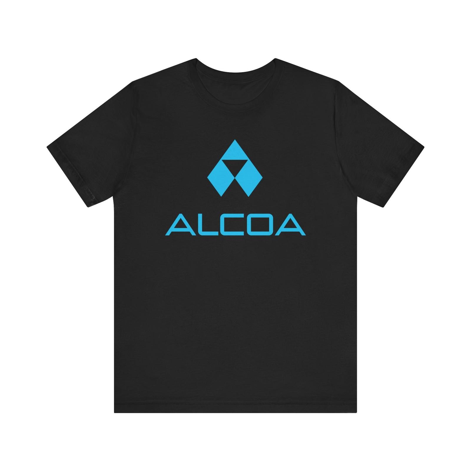 Unisex Alcoa American Industrial Logo Black/Navy T-Shirt USA Size S-5XL S разноцветный