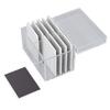 10 Layers Acrylic Eyelash Storage Box with Magnetic Bottom Extension Grafting Tool False Eyelashes Glue Pallet Holder