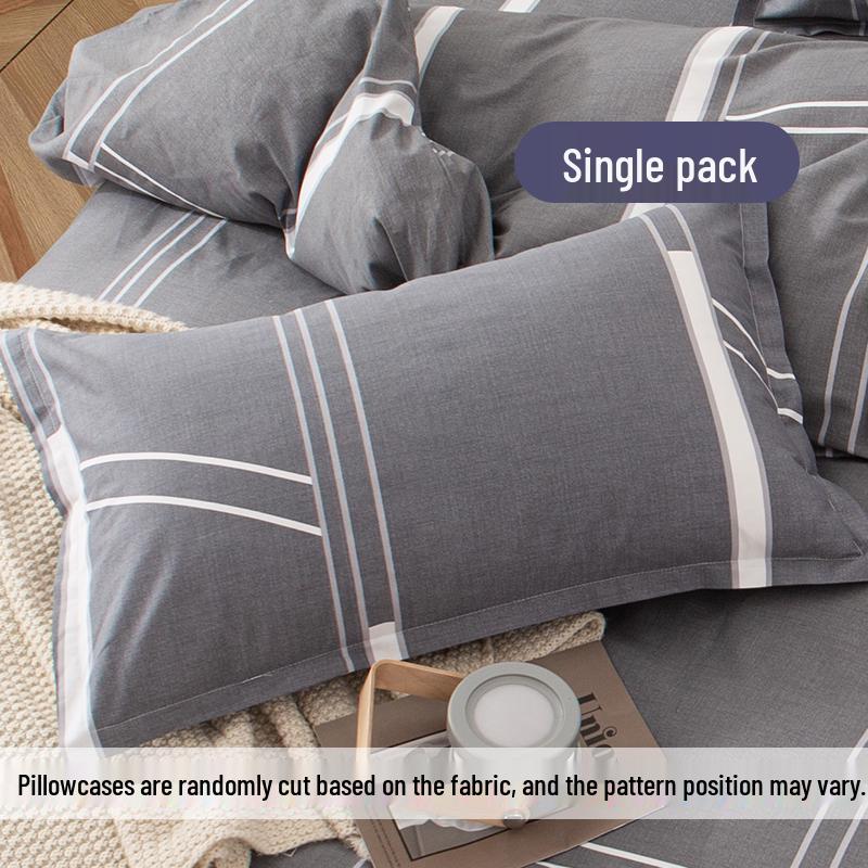 2024 Neues Kissenbezug-Set aus reiner Baumwolle - 100% Baumwolle, 2er-Set, Größe 40x60 oder 48x74cm Kissenbezüge