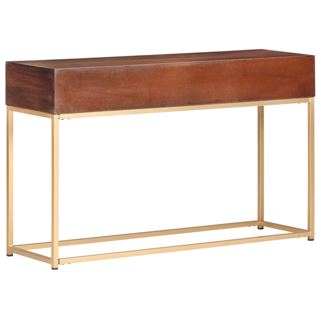 Console Table 122 x 36 x 75 cm Solid Mango Wood