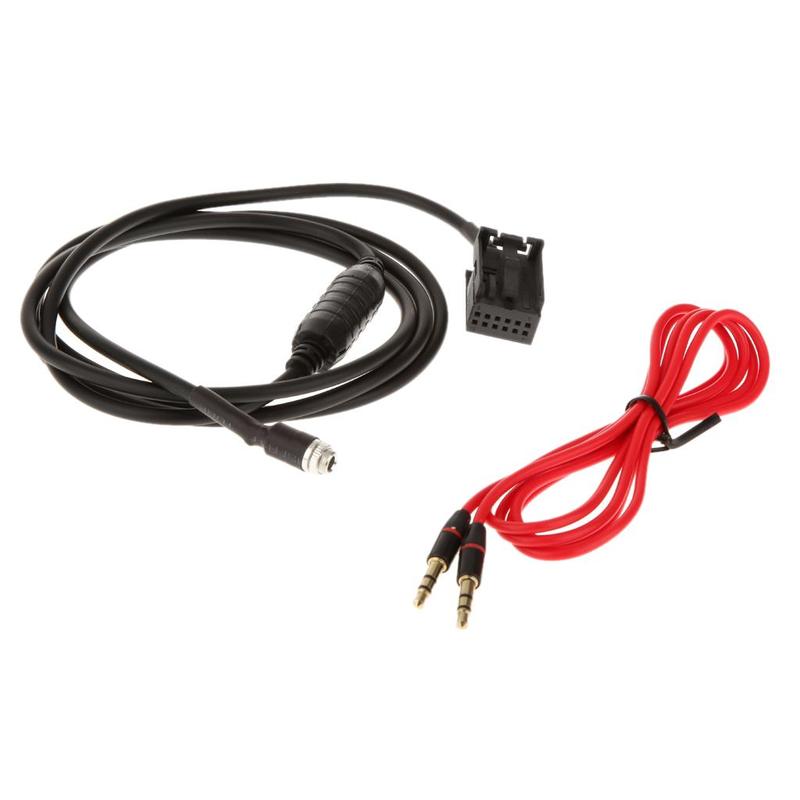 1.5M PVC Audio Adapter Cable Stereo Connector Aux Input for Car Head Unit E85 E86 E83 Models
