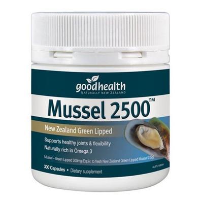 Good Health Green Lipped Mussel 2500 300 Capsules