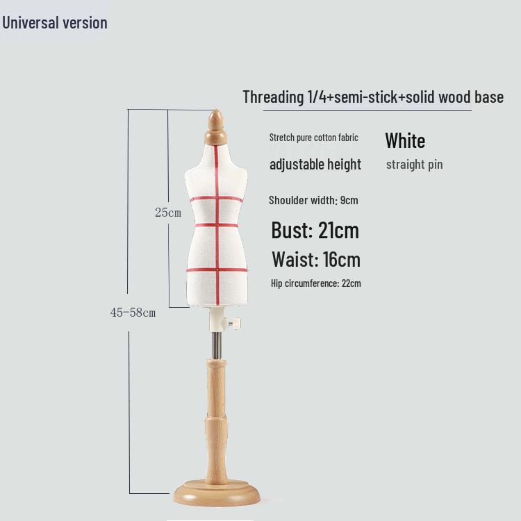 Mini Female Draping Mannequin for Student Tailoring