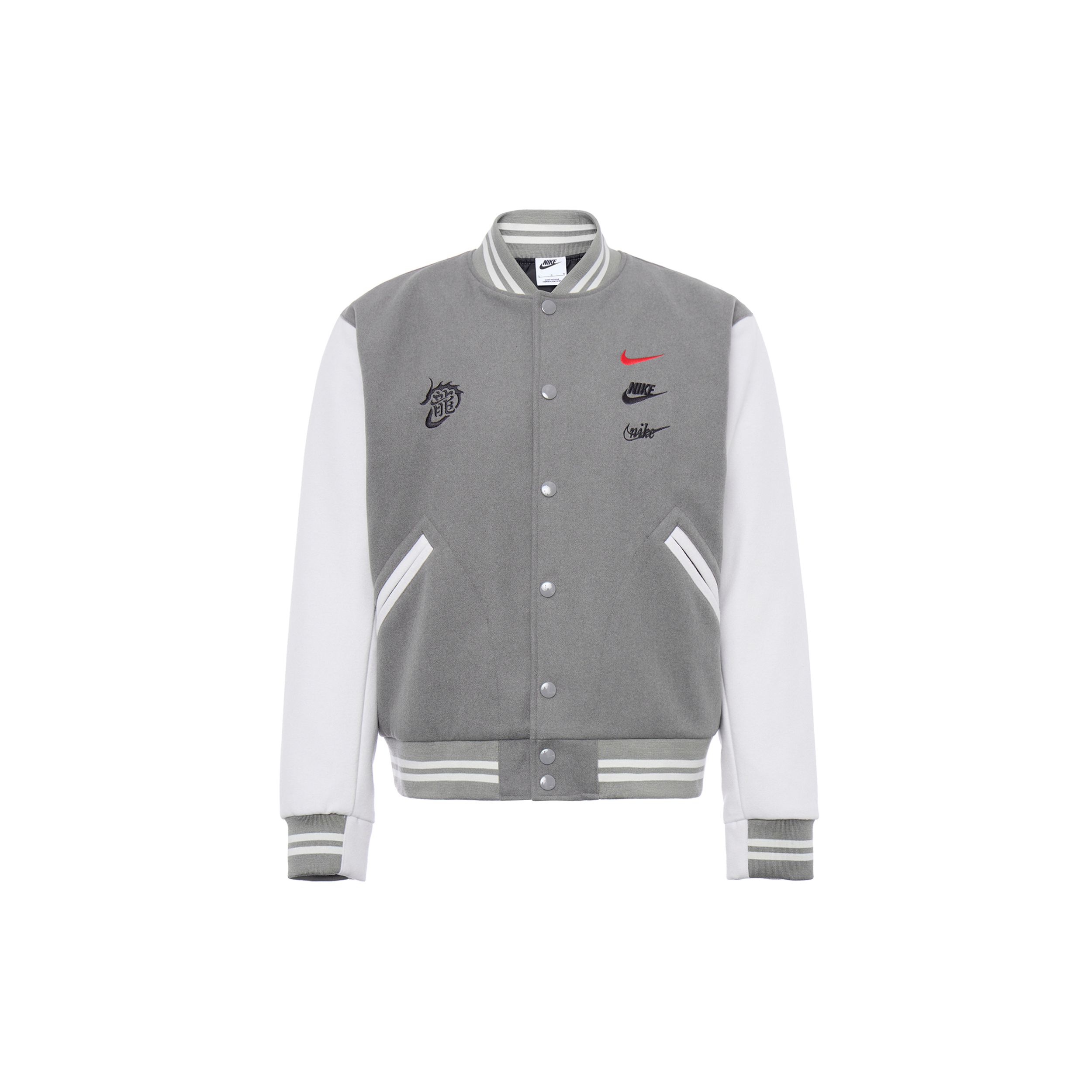 

Спортивная повседневная комфортная тканая куртка с принтом Nike Alphabet, мужские куртки серого цвета FZ6372-029 S