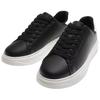 Zara Zapatillas Deportivas de Moda con Cordones de Encaje y Puntera Redonda, Suela Gruesa, Caña Baja para Hombre, Color Negro 12247420800-35