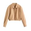 Small leather jacket women's short spring and autumn motorcycle jacket women's new temperament thin leather jacket