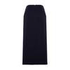 Navy Blue Belt Detailed Woven Skirt Tctaw24ee00014