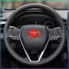 1Pc Car Steering Wheel Logo Sticker Badge Interior Decoration For Toyota TRD Camry Corolla RAV4 CHR Yaris Auris