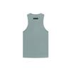 Fear of God Essentials Waffle Knit Tank Top Women Tops Sycamore Mist-Blue FOG-SS23-230