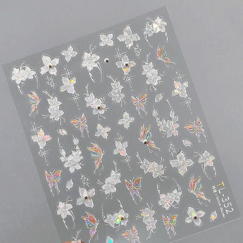 

Colorful Butterfly Flower Glass Broken Point Pearl Nail Beauty Sticker Waterproof Nail Sticker Decorative Jewelry Tl352 TL352 (point Pearl glass broken)