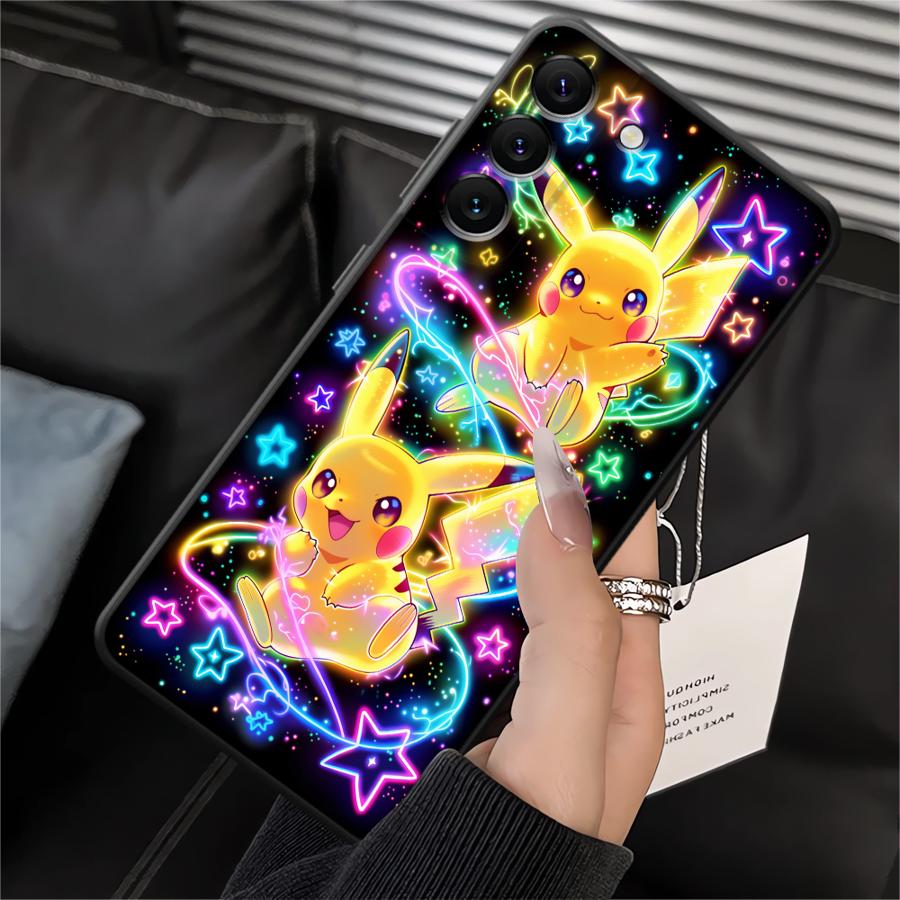 Mignon Pokemon Pikachu Housse Coque de Téléphone pour Samsung Galaxy A05 A15 A70 A04 A06 A13 A20 A50 A17 A16 A40 A12