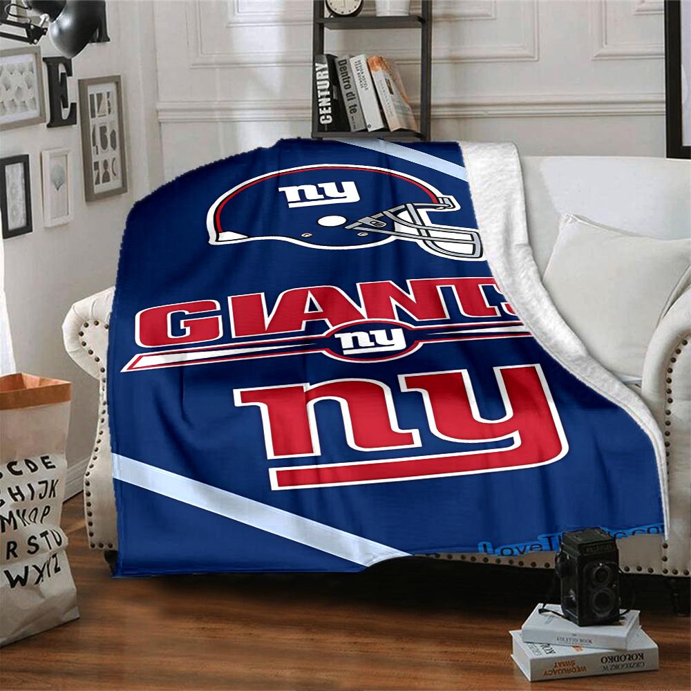 1pc Blanket - New York Giants logo Print Design,Lightweight Blanket for Sofa,Bed- Soft &Warm,Gift for All Seasons