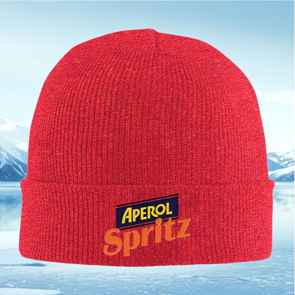 

Aperol text orange font spritz logo Men Women Unisex Knitted Hat Beanie Pullover Cap Winter Thermal Warm Christmas Outdoor Cycli