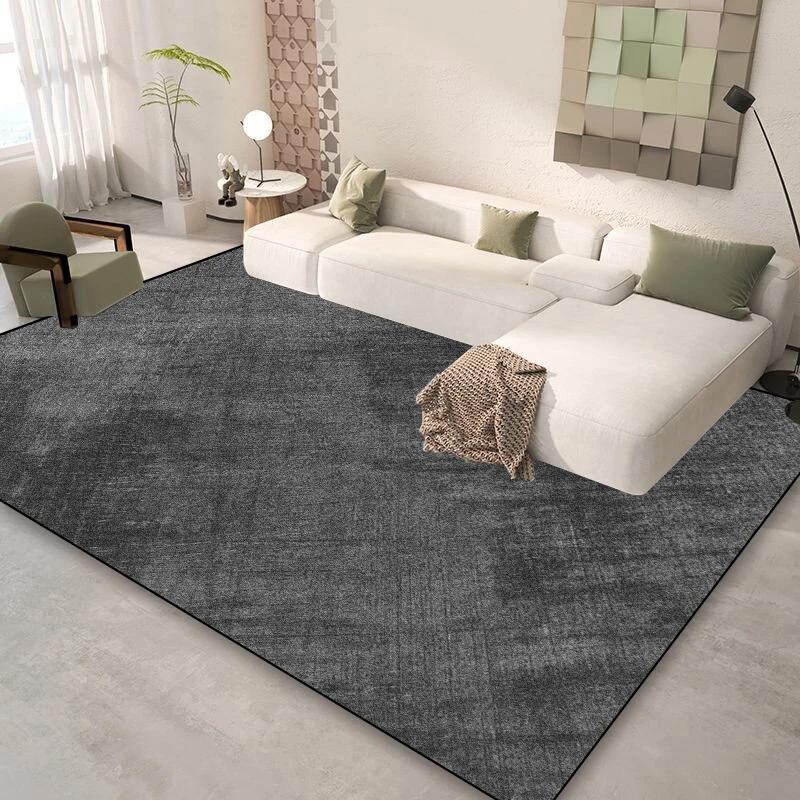 Modern Luxury Carpet Living Room Solid Color Decoration Home Sofa Area Large Rugs Bathroom Cloakroom Non-slip Entrance Door Mats
