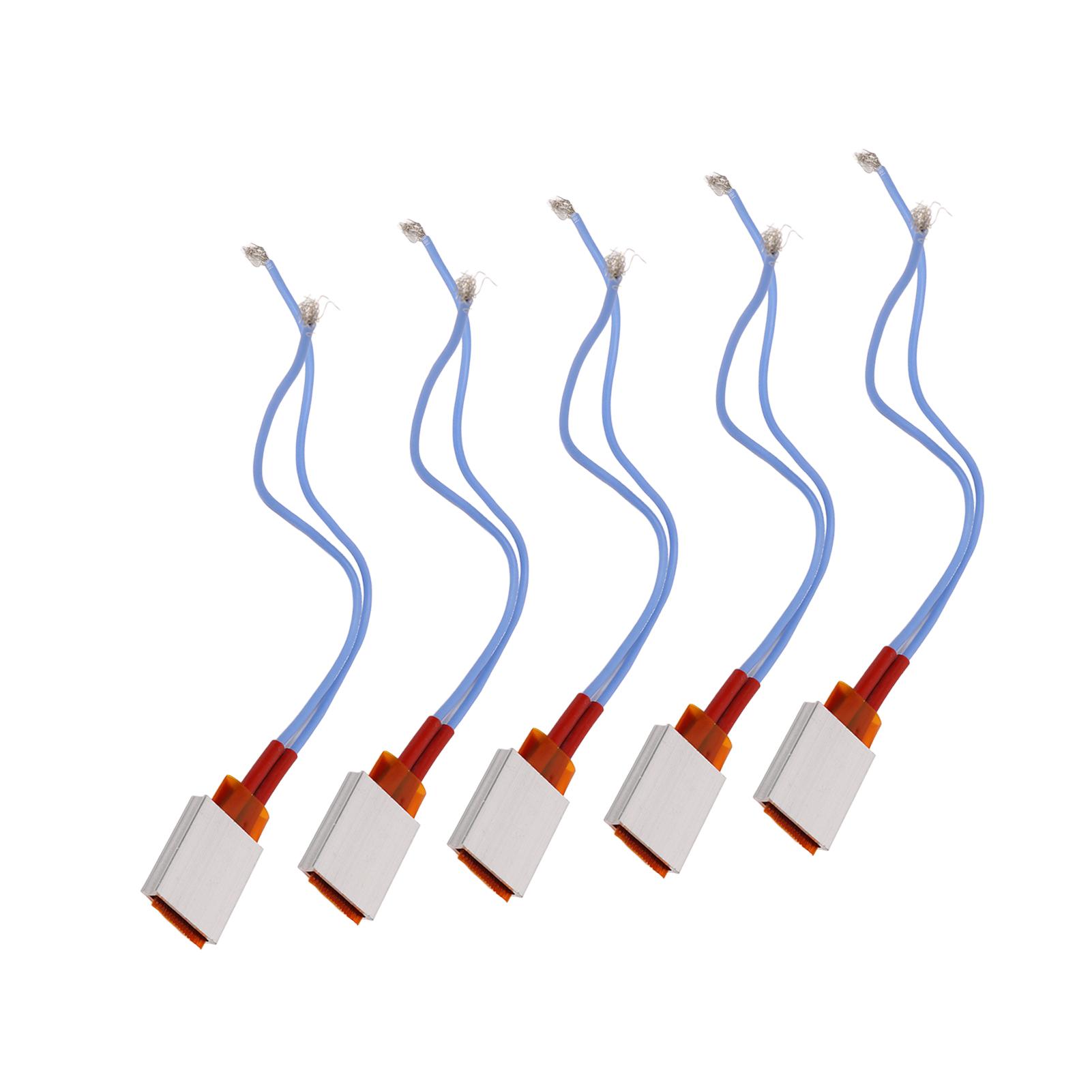 5 шт. Нагревательный элемент PTC Непрерывный тепловыделение Автоматическая постоянная температура Керамический термостат Нагревательная пластина