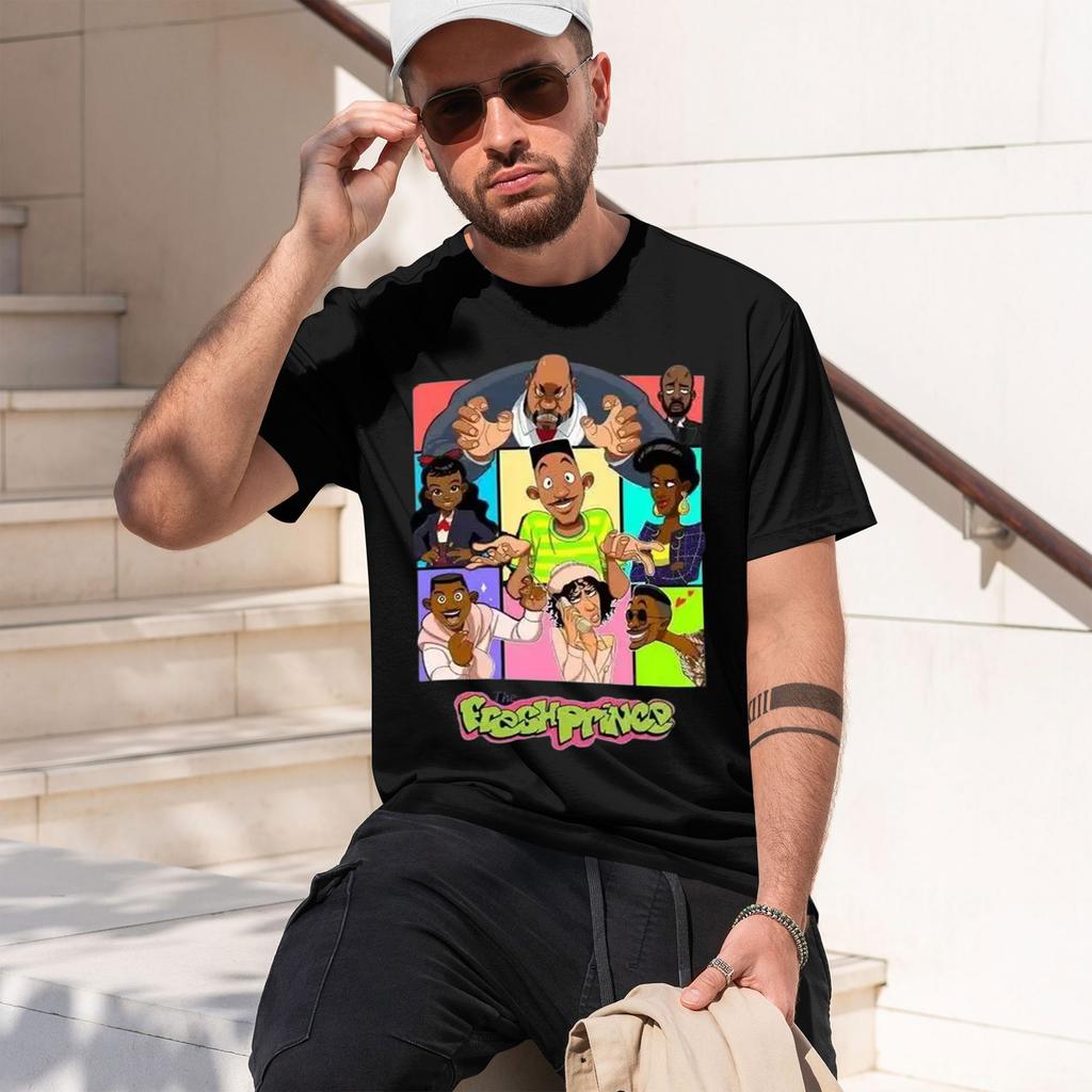 Neuankunft Fantastisch The Fresh Of Bel Air T-Shirts Schöne Herrenkleidung Mode T-Shirt Unisex Marke 80189 2026 Neues Modell
