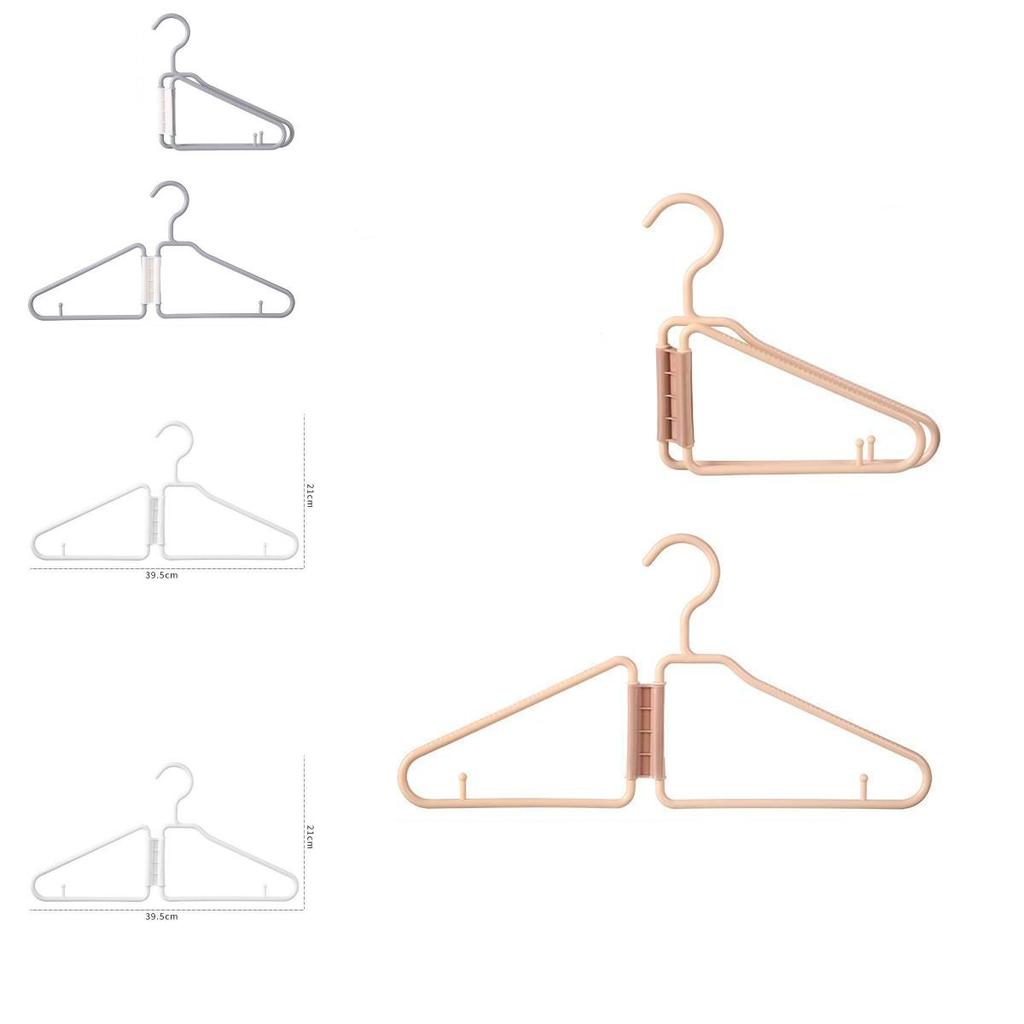Portable Collapsible Clothes Hanger With Compact Size For Student Dorms And Travel