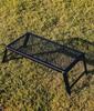 FLIPPED Outdoor Table Bonfire Table Low Type Cooker Shelf Camping Bonfire Stand with Storage Bag Foldable Perfect for Outdoor Camping 5530cm