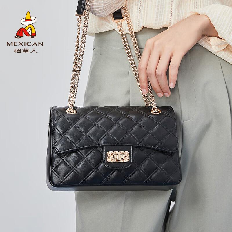 INMAN Women s Quilted Shoulder Crossbody Bag