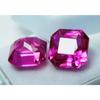 Natural Pink Sapphire Loose Gemstone 22.15 ct Square Cut Pair September Birthday Birthstone