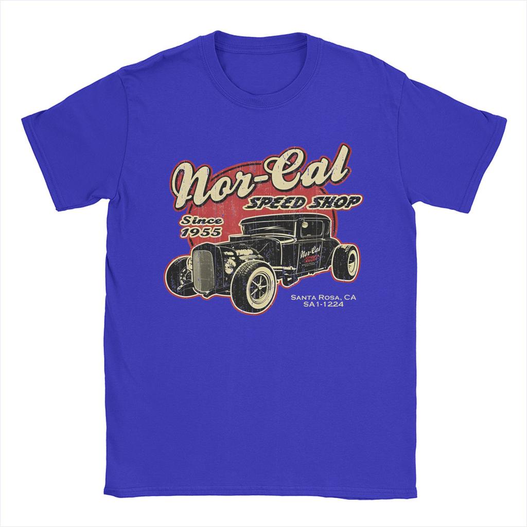 Men Women Nor-Cal Hot Rod Shirt Cotton Graphic Printed Tee Shirts  Clothing Outfits